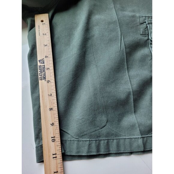 Weatherproof Mens Cargo Shorts Tag 40W Fit 42 Olive Green Cotton Blend Durable - Picture 7 of 9